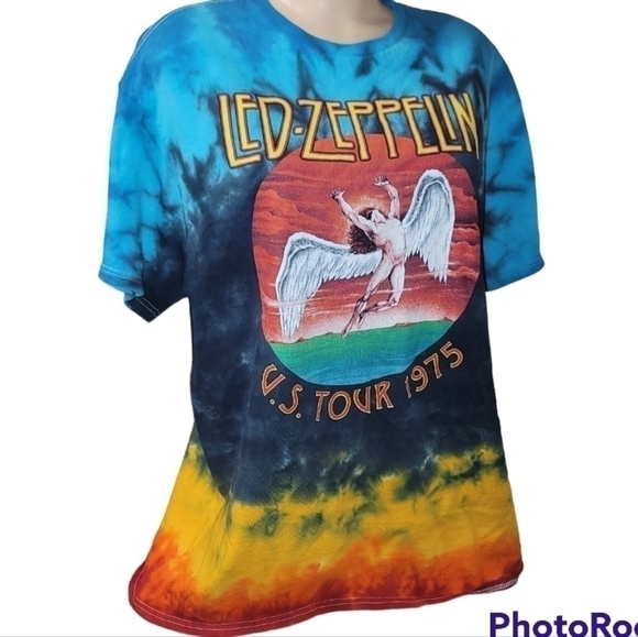 Led Zeppelin US Tour 1975 tshirt - Picture 2 of 3
